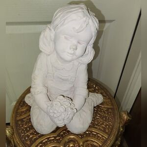 Charming White Child Figurine
